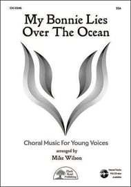 My Bonnie Lies Over the Ocean SSA choral sheet music cover Thumbnail
